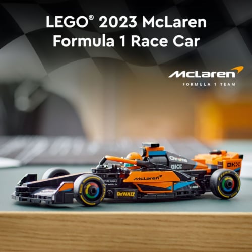 LEGO Speed Champions 2023 McLaren F1 Race Car Toy 76919 Perspective: back