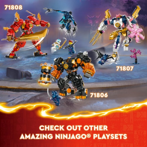 LEGO® Cole's Elemental Earth Mech 71806 Perspective: back