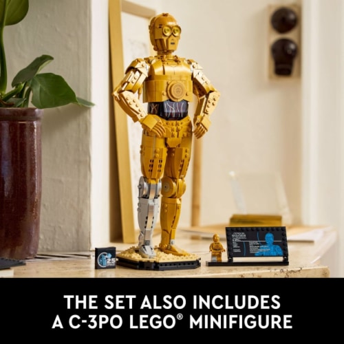 LEGO® Star Wars C-3PO Buildable Droid Figure for Build and Display Perspective: back