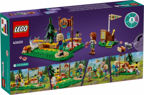 LEGO® Friends™ Adventure Camp Archery Range Toy with Mini Dolls Perspective: back