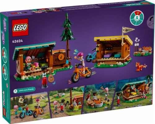 LEGO® Friends™ Adventure Camp Cozy Cabins V39 Building Set Perspective: back