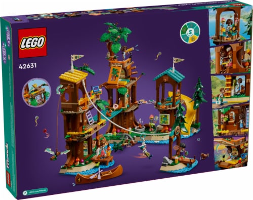 LEGO® Friends™ Adventure Camp Tree House Toy with Doll Accessories Perspective: back