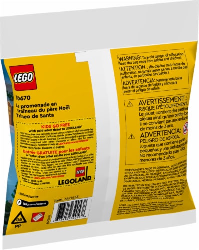 LEGO Creator Santa's Sleigh Ride 30670 Perspective: back