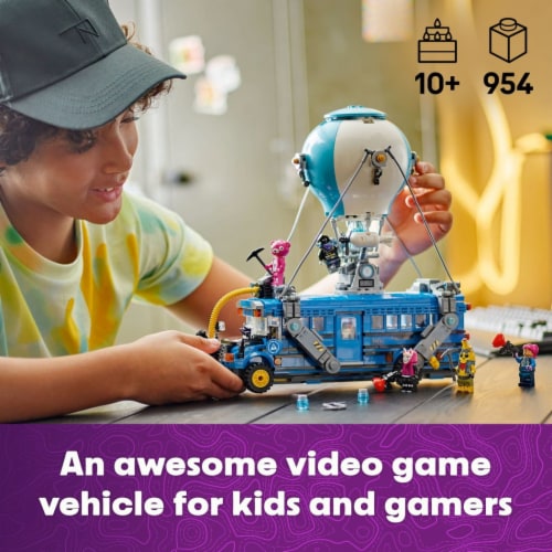 LEGO Fortnite Battle Bus Collectible Building Toy 77073 Perspective: back