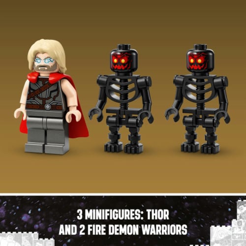 LEGO® Marvel Thor vs. Surtur Construction Figure 76289 Perspective: back