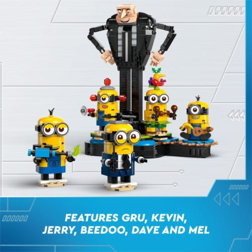 LEGO® Despicable Me 4 Brick Built Gru and Minions 75582  Building Set Perspective: back