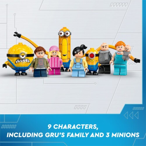 LEGO® Despicable Me 4 Minions and Gru's Family Mansion 75583  Building Set Perspective: back