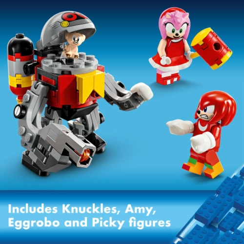 LEGO® Sonic The Hedgehog Knuckles And The Master Emerald Shrine 76998 Perspective: back