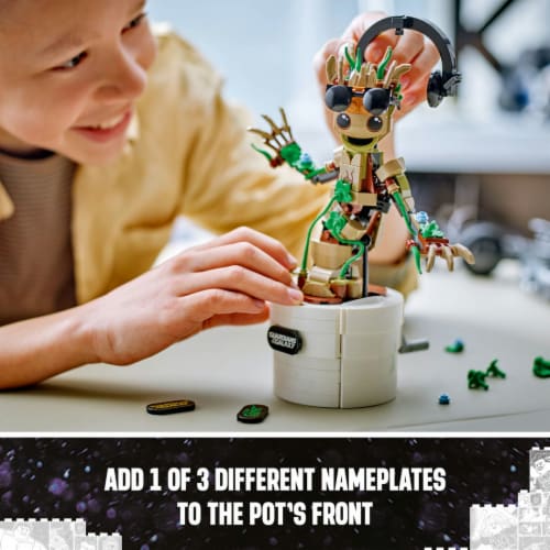 LEGO® Marvel Dancing Groot 76297 Perspective: back