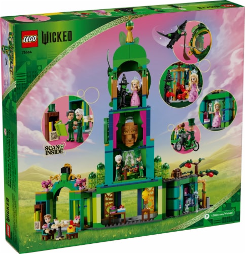 LEGO® 75684 Welcome to Emerald City Set Perspective: back