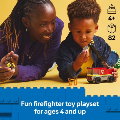 LEGO City Fire Ladder Truck Toddler Building Toy 60463 Perspective: back