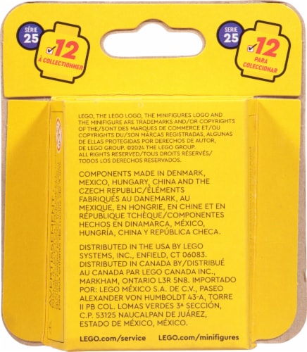 LEGO® Minifugres™ Series 25 Blind Box Minifigure Perspective: back