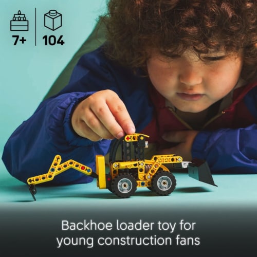 LEGO Technic Backhoe Loader Construction Toy 42197 Perspective: back