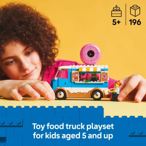 LEGO City Donut Truck Building Toy 60452 Perspective: back