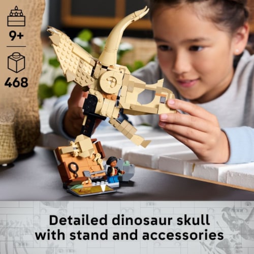 LEGO Jurassic World Dinosaur Fossils Triceratops Skull Building Toy 76969 Perspective: back