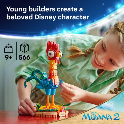 LEGO® Disney Moana 2 Heihei Buildable Animal 43272 Building Set Perspective: back