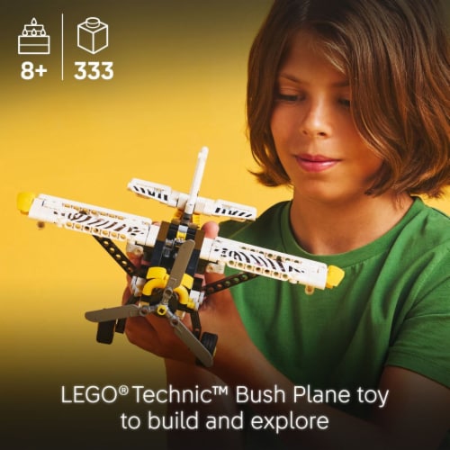 LEGO Technic Bush Plane Building Toy 42198 Perspective: back