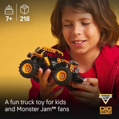 LEGO Technic Monster Jam DIGatron Pull-Back Monster Truck Building Toy 42199 Perspective: back