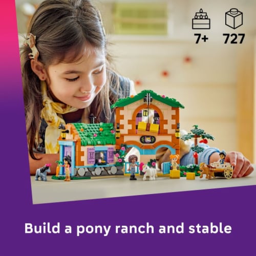 LEGO Friends Pony Ranch & Stable Building Toy 42654 Perspective: back