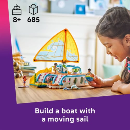 LEGO Friends Travel Boat Adventure Building Toy 42664 Perspective: back