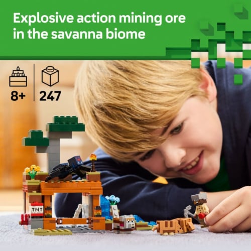 LEGO Minecraft The Armadillo Mine Expedition Building Toy 21269 Perspective: back