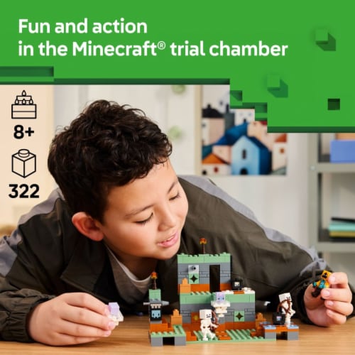 LEGO® Minecraft® The Trial Chamber Kids Toy 21271 Building Set Perspective: back