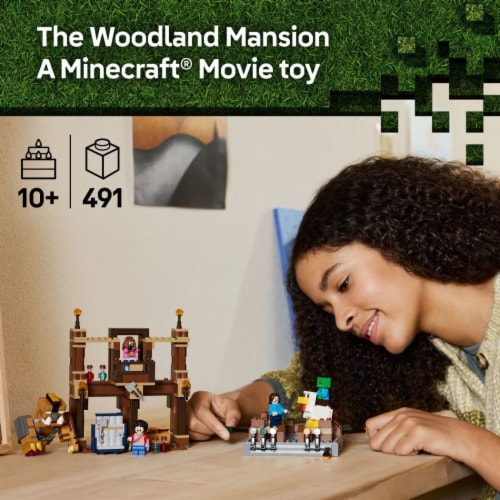 LEGO® Minecraft® Woodland Mansion Fighting Ring 21272 Building Set Perspective: back