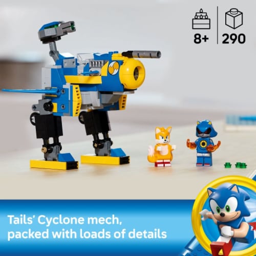 LEGO Sonic the Hedgehog Cyclone vs. Metal Sonic Building Toy 77002 Perspective: back