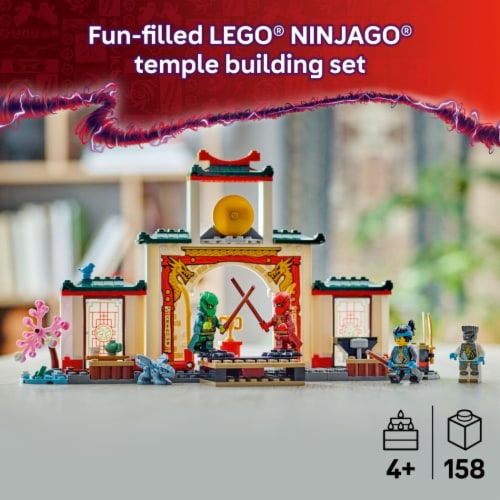 LEGO NINJAGO Ninja Spinjitzu Temple Building Toy 71831 Perspective: back