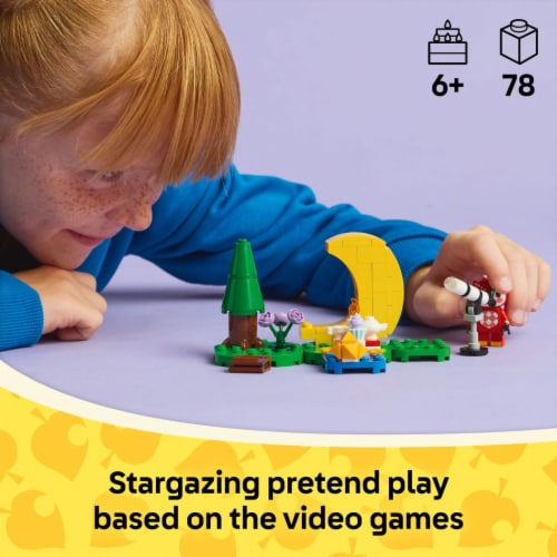 LEGO Animal Crossing Stargazing with Celeste Building Toy 77053 Perspective: back