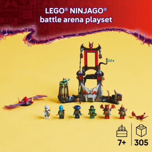 LEGO NINJAGO Dragonian Storm Village Toy Building Set 71841 Perspective: back