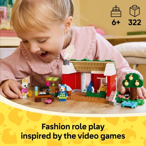 LEGO Animal Crossing Able Sisters Clothing Shop Building Toy 77055 Perspective: back