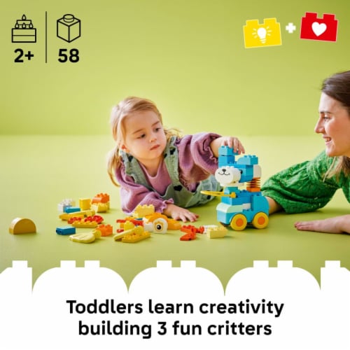 LEGO DUPLO Town 3 in 1 Animals on Wheels 10448 Perspective: back