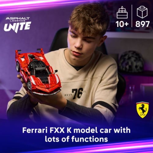 LEGO Technic Ferrari FXX K Kids Toy Car 42212 Perspective: back
