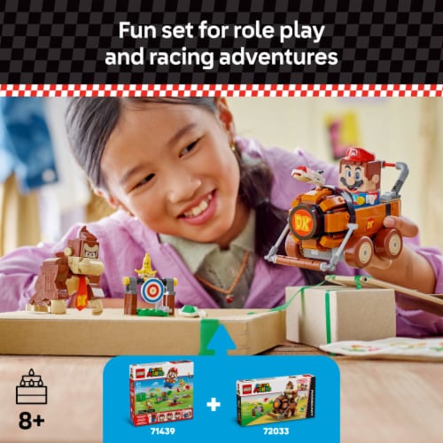 LEGO Super Mario: Mario Kart Donkey Kong & DK Jumbo Building Toy 72033 Perspective: back