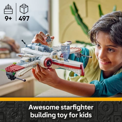 LEGO Star Wars: Revenge of the Sith ARC-170 Starfighter Spaceship Building Toy 75402 Perspective: back