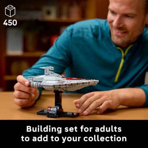 LEGO Star Wars Acclamator-Class Assault Ship Buildable Spaceship Toy Model 75404 Perspective: back