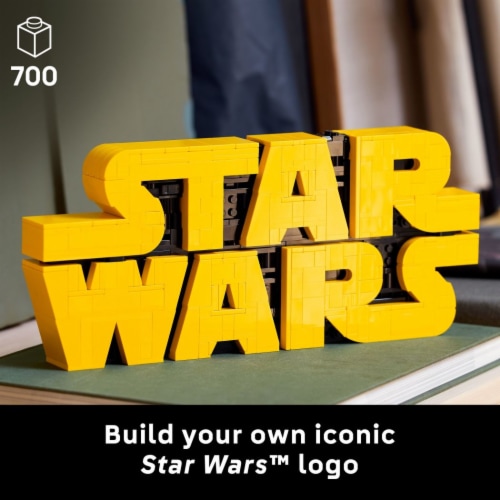 LEGO Star Wars Brick-Built Star Wars Logo 75407 Perspective: back