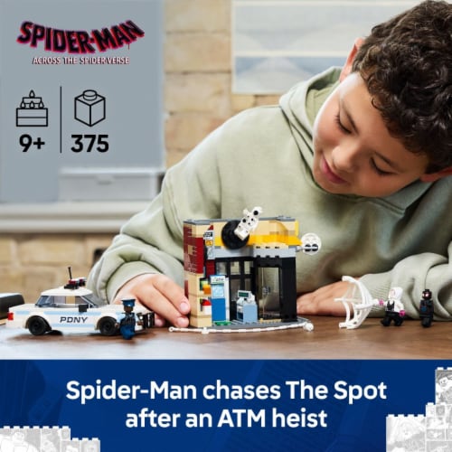 LEGO Marvel Spider-Verse Miles Morales vs. The Spot Building Toy Set 76311 Perspective: back