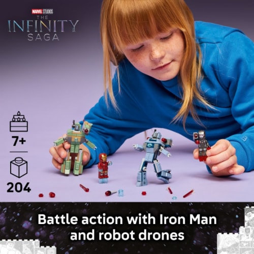 LEGO Marvel Iron Man & War Machine vs. Hammer Drones 76320 Perspective: back