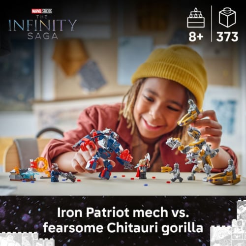 LEGO Marvel Avengers: Endgame Thor vs. Chitauri 76322 Perspective: back