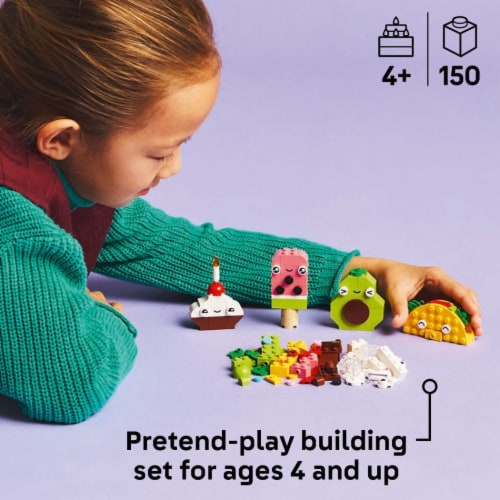 LEGO Classic Creative Food Friends Building Toy 11039 Perspective: back