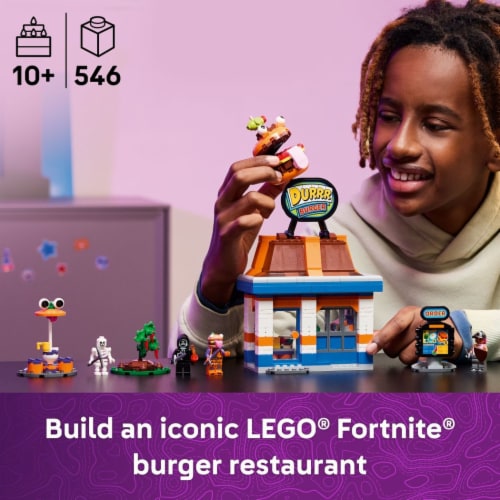 LEGO Fortnite Durrr Burger Restaurant Kids Toy 77076 Perspective: back