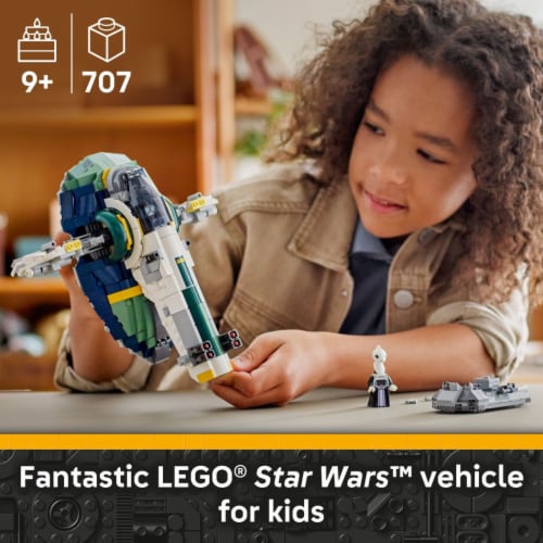 LEGO Star Wars: Attack of the Clones Jango Fett’s Starship 75433 Perspective: back