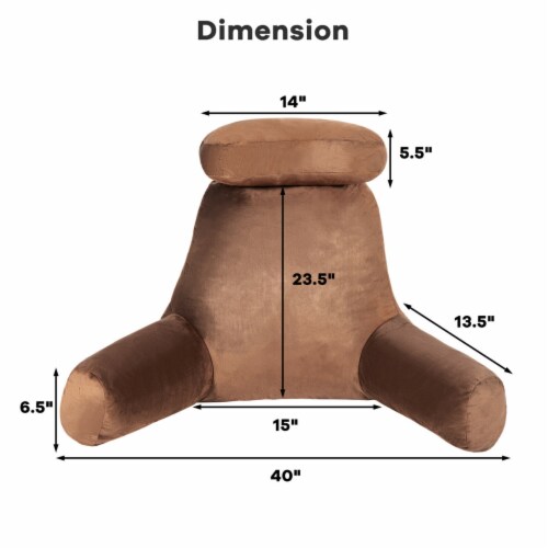 Bed lounge back support pillow for tv online and reading