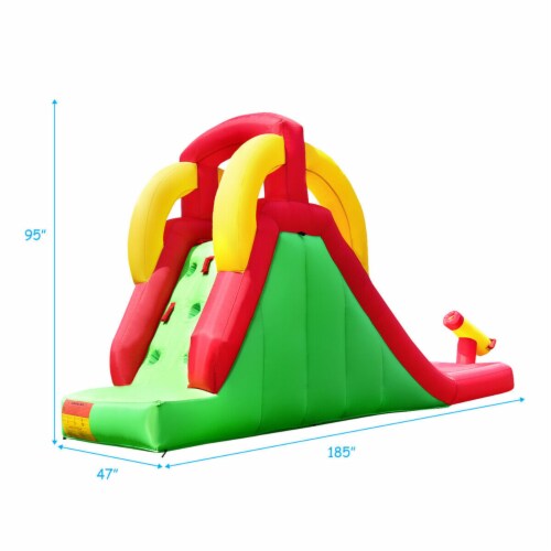 gymax inflatable splash water bouncer