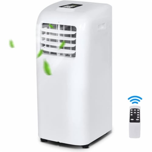 Portable Air Conditioner Cooling Fan Dehumidifier 8000BTU ASHRAE w/ Remote Control Perspective: back