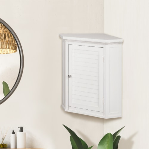 Bathroom corner sales wall shelf unit