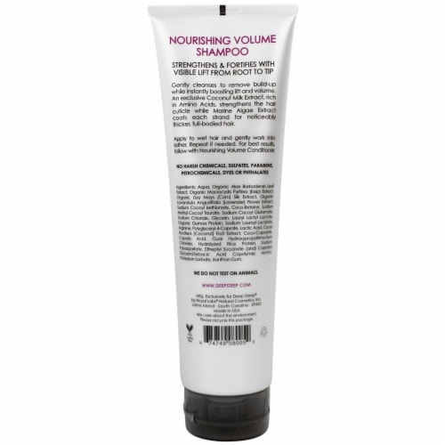 Deep Steep Nourishing Volume Shampoo Perspective: back