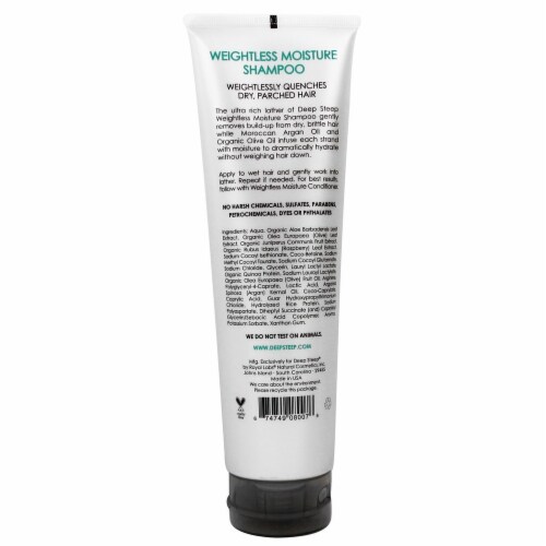 DON'T LIST Deep Steep Weightless Moisture Shampoo, 10 Ounces Perspective: back